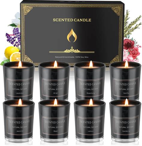 Amazon.com: ONLYmiu miu Pack of 7 Strong Scented Candles 